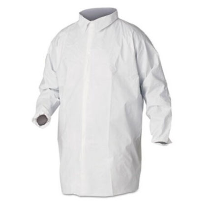 Picture of A40 Liquid and Particle Protection Lab Coats, 2X-Large, White, 30/CartonKCC-44445