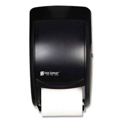 Picture of Duett Standard Bath Tissue Dispenser, 2 Roll, 7 1/2w x 7d x 12 3/4h, Black PearlSJM-R3500TBK