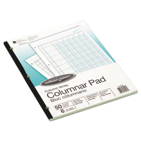 Picture of Accounting Pad, Six-Unit Columns, 8-1/2 x 11, 50-Sheet PadWLJ-G7206A