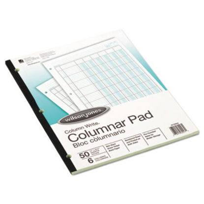 Picture of Accounting Pad, Six-Unit Columns, 8-1/2 x 11, 50-Sheet PadWLJ-G7206A