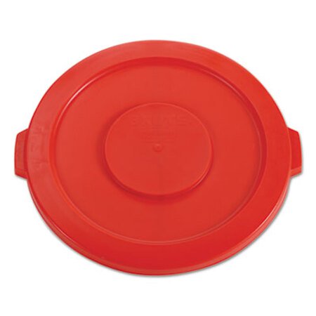Picture of Round Flat Top Lid, for 32 gal Round BRUTE Containers, 22.25" diameter, RedRCP-2631RED