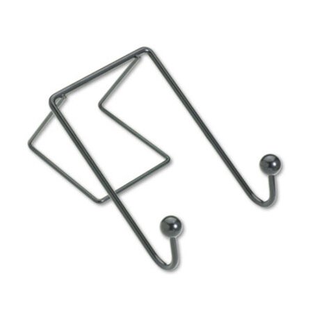 Picture of Partition Additions Wire Double-Garment Hook, 4 x 6, BlackFEL-75510