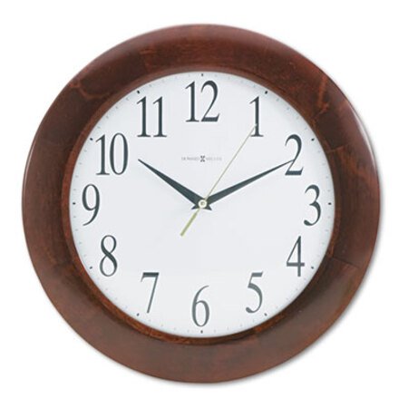 Picture of Corporate Wall Clock, 12.75" Overall Diameter, Cherry Case, 1 AA (sold separately)MIL-625214