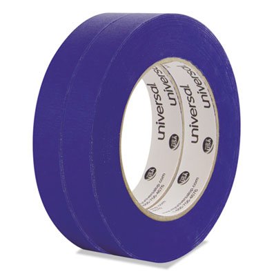 Picture of Premium Blue Masking Tape with UV Resistance, 3" Core, 18 mm x 54.8 m, Blue, 2/PackUNV-PT14019