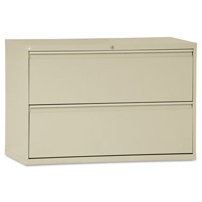 Picture of Lateral File, 2 File Drawers, Putty, 42" x 18" x 28"ALE-LF4229PY