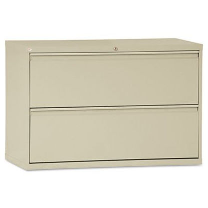 Picture of Lateral File, 2 File Drawers, Putty, 42" x 18" x 28"ALE-LF4229PY