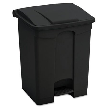 Picture of Large Capacity Plastic Step-On Receptacle, 23 gal, BlackSAF-9923BL