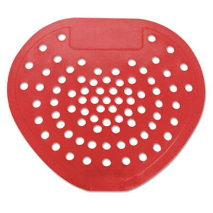 Picture of Health Gards Vinyl Urinal Screen, 7 3/4"w x 6 7/8"h, Red, Cherry, DozenHOS-03901