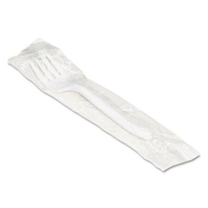 Picture of Mediumweight Wrapped Polypropylene Cutlery, Fork, White, 1000/CartonBWK-FORKIW