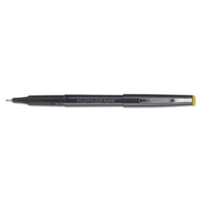 Picture of Razor Point Fine Line Porous Point Pen, Stick, Extra-Fine 0.3 mm, Black Ink, Black Barrel, DozenPIL-11001