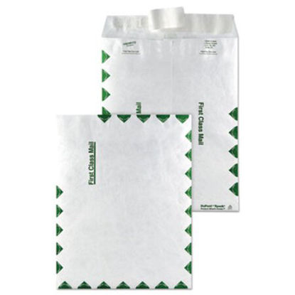 Picture of Catalog Mailers, DuPont Tyvek, #10 1/2, Commercial Flap, Redi-Strip Closure, 9 x 12, White, 100/BoxQUA-R1470