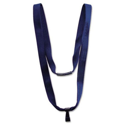 Picture of Earth-Friendly Lanyard, J-Hook Style, 36" Long, Blue, 10/PackAVT-75575