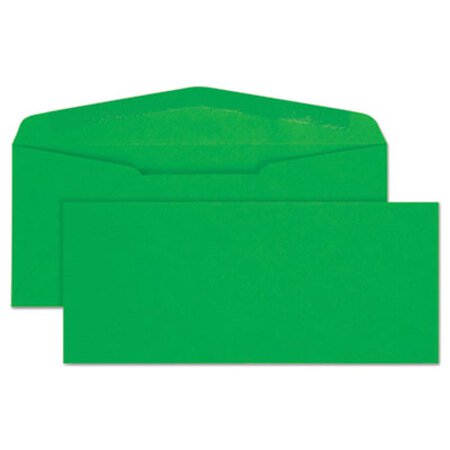 Picture of Colored Envelope, #10, Commercial Flap, Gummed Closure, 4.13 x 9.5, Green, 25/PackQUA-11135