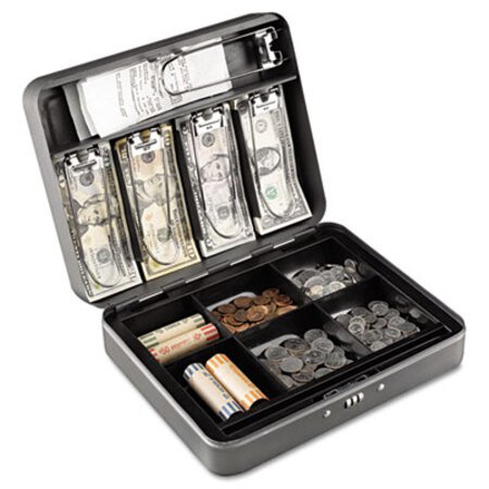Picture of Cash Box w/Combination Lock, CharcoalMMF-2216190G2