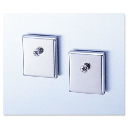 Picture of Cubicle Accessory Mounting Magnets, Silver, Set of 2UNV-08172