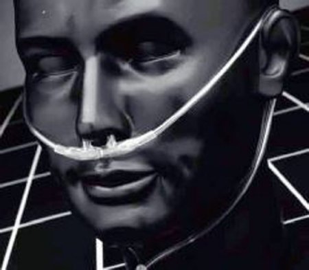 Picture of ETCO2 Nasal Sampling Cannula Without Oxygen Delivery Salter Labs® Adult Curved Prong / NonFlared Tip5821-000