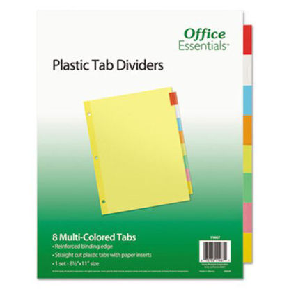 Picture of Plastic Insertable Dividers, 8-Tab, LetterAVE-11467