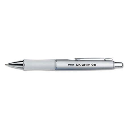 Picture of Dr. Grip Limited Gel Pen, Retractable, Fine 0.7 mm, Black Ink, Platinum BarrelPIL-36272