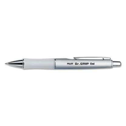 Picture of Dr. Grip Limited Gel Pen, Retractable, Fine 0.7 mm, Black Ink, Platinum BarrelPIL-36272