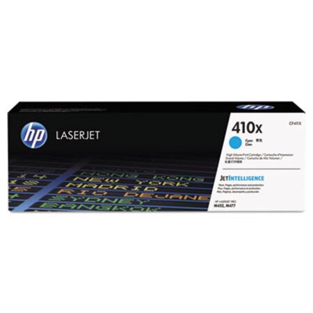 Picture of HP 410X, (CF411X) High-Yield Cyan Original LaserJet Toner CartridgeHEW-CF411X