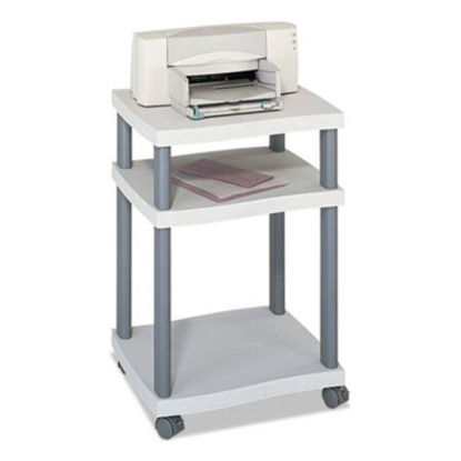 Picture of Wave Design Printer Stand, Three-Shelf, 20w x 17.5d x 29.25h, Charcoal GraySAF-1860GR