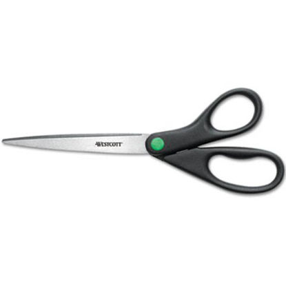 Picture of KleenEarth Scissors, 9" Long, 3.75" Cut Length, Black Straight HandleACM-13138