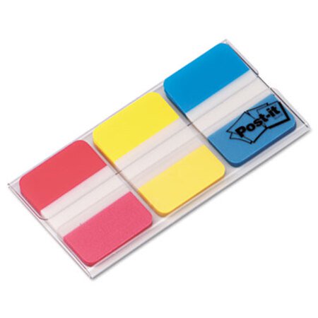 Picture of 1" Tabs, 1/5-Cut Tabs, Assorted Primary Colors, 1" Wide, 66/PackMMM-686RYB