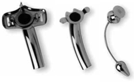 Picture of Laryngectomy Tube Jackson Improved Regular Size 10 Uncuffed1037420