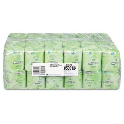 Picture of 100% Recycled Two-Ply Bath Tissue, Septic Safe, 2-Ply, White, 500 Sheets/Roll, 48 Rolls/CartonMRC-5001