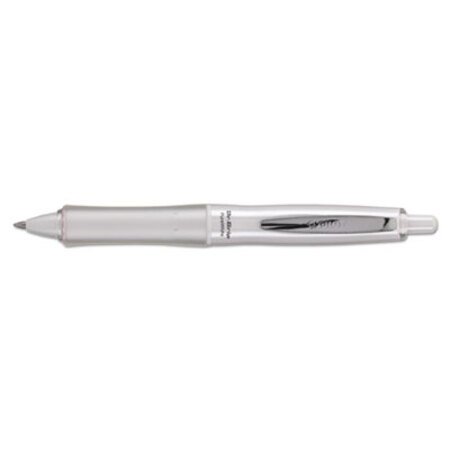 Picture of Dr. Grip PureWhite Advanced Ink Ballpoint Pen, Retractable, Medium 1 mm, Black Ink, White/Crystal BarrelPIL-36204