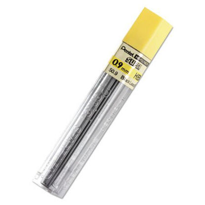 Picture of Super Hi-Polymer Lead Refills, 0.9 mm, HB, Black, 15/TubePEN-509HB