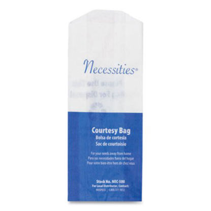 Picture of Feminine Hygiene Convenience Disposal Bag, 3" x 7.75", White, 500/CartonHOS-NEC500