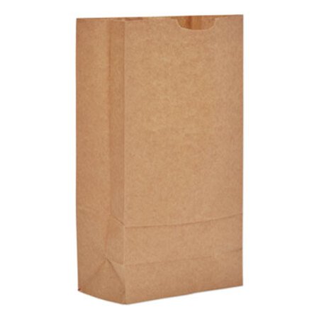 Picture of Grocery Paper Bags, 35 lbs Capacity, #10, 6.31"w x 4.19"d x 13.38"h, Kraft, 500 BagsBAG-GK10500