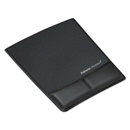 Picture of Ergonomic Memory Foam Wrist Rest w/Attached Mouse Pad, BlackFEL-9180901