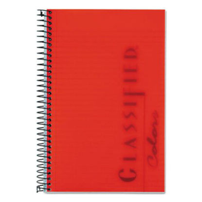 Picture of Color Notebooks, 1 Subject, Narrow Rule, Ruby Red Cover, 8.5 x 5.5, 100 SheetsTOP-73505