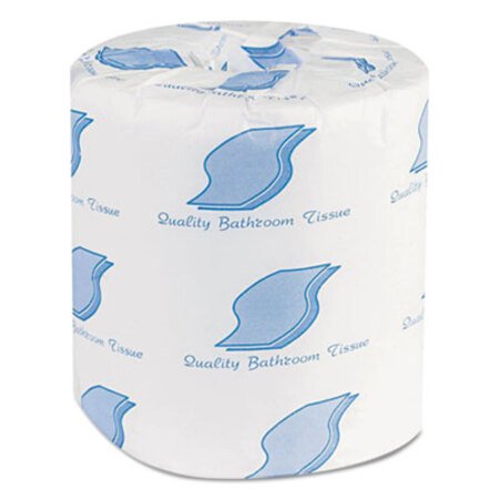 Picture of Bathroom Tissues, Septic Safe, 2-Ply, White, 500 Sheets/Roll, 96 Rolls/CartonGEN-201