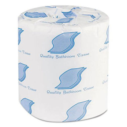 Picture of Bathroom Tissues, Septic Safe, 2-Ply, White, 500 Sheets/Roll, 96 Rolls/CartonGEN-201