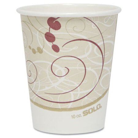 Picture of Paper Hot Cups in Symphony Design, 10 oz, Beige, 50/PackSCC-370SMJ8000PK