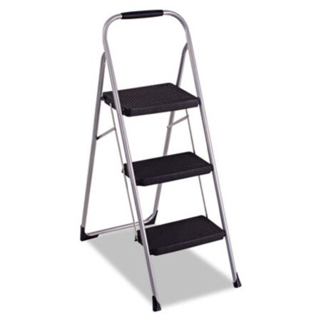 Picture of 3-Step Big Step Folding Stool, 200 lb Capacity, 17.75w x 28d x 45.63h, Light GrayCSC-11408PBL1E