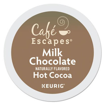 Picture of Café Escapes Milk Chocolate Hot Cocoa K-Cups, 96/CartonGMT-6801CT