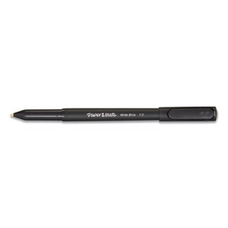Picture of Write Bros. Ballpoint Pen, Stick, Medium 1 mm, Black Ink, Black Barrel, DozenPAP-3331131C