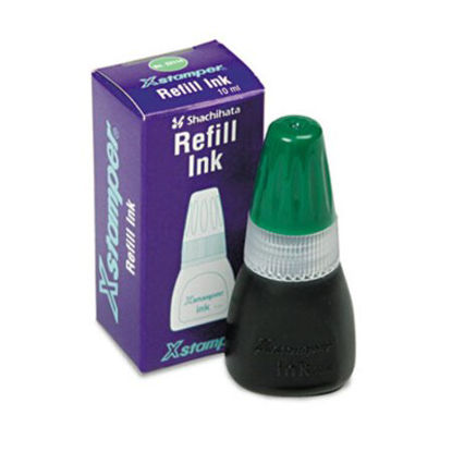 Picture of Refill Ink for Xstamper Stamps, 10ml-Bottle, GreenXST-22114