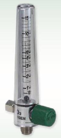 Picture of Precision Medical® Oxygen Flowmeter Adjustable 0 - 15 LPM Y Block Assembly DISS Hand Tight AdapterY8MFA1003