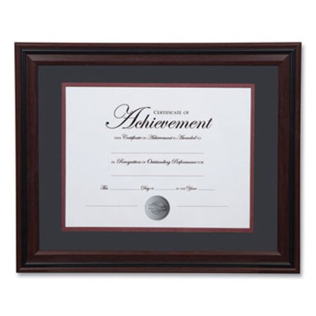 Picture of Desk/Wall Photo Frame, Plastic, 11 x 14, 8 1/2 x 11, Rosewood/BlackDAX-N15786ST