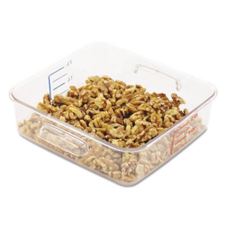 Picture of SpaceSaver Square Containers, 2 qt, 8.8 x 8.75 x 2.7, ClearRCP-6302CLE