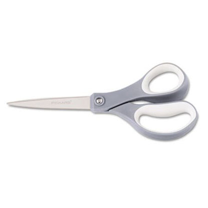 Picture of Everyday Titanium Softgrip Scissors, 8" Long, 3.1" Cut Length, Gray, Straight HandleFSK-01005409