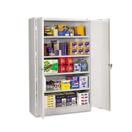 Picture of Assembled Jumbo Steel Storage Cabinet, 48w x 18d x 78h, Light GrayTNN-J1878SULGY