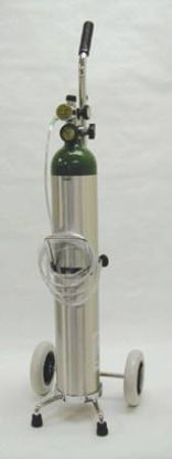 Picture of Mada Medical Oxygen Kit on Cart (Filled) Size E Aluminum1630M-15