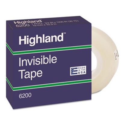 Picture of Invisible Permanent Mending Tape, 1" Core, 0.75" x 36 yds, ClearMMM-6200341296
