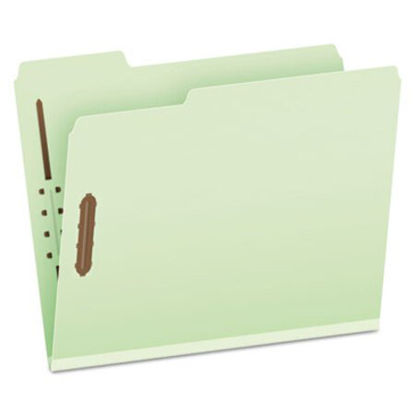 Picture of Heavy-Duty Pressboard Folders w/ Embossed Fasteners, Letter Size, Green, 25/BoxPFX-17178
